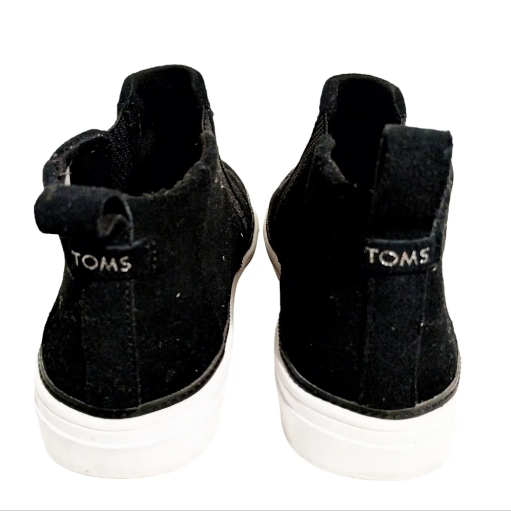 TOMS Bryce High Top Slip-on‎ Sneaker Womens 8 Black